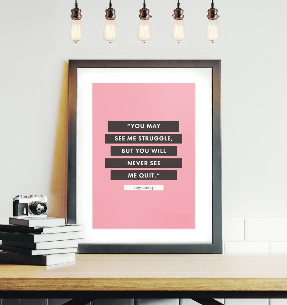 Contemporary Quote Personalised Print, 1 of 11