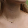 Star Trio Necklace With Gold Chain/Silver Chain, thumbnail 2 of 6