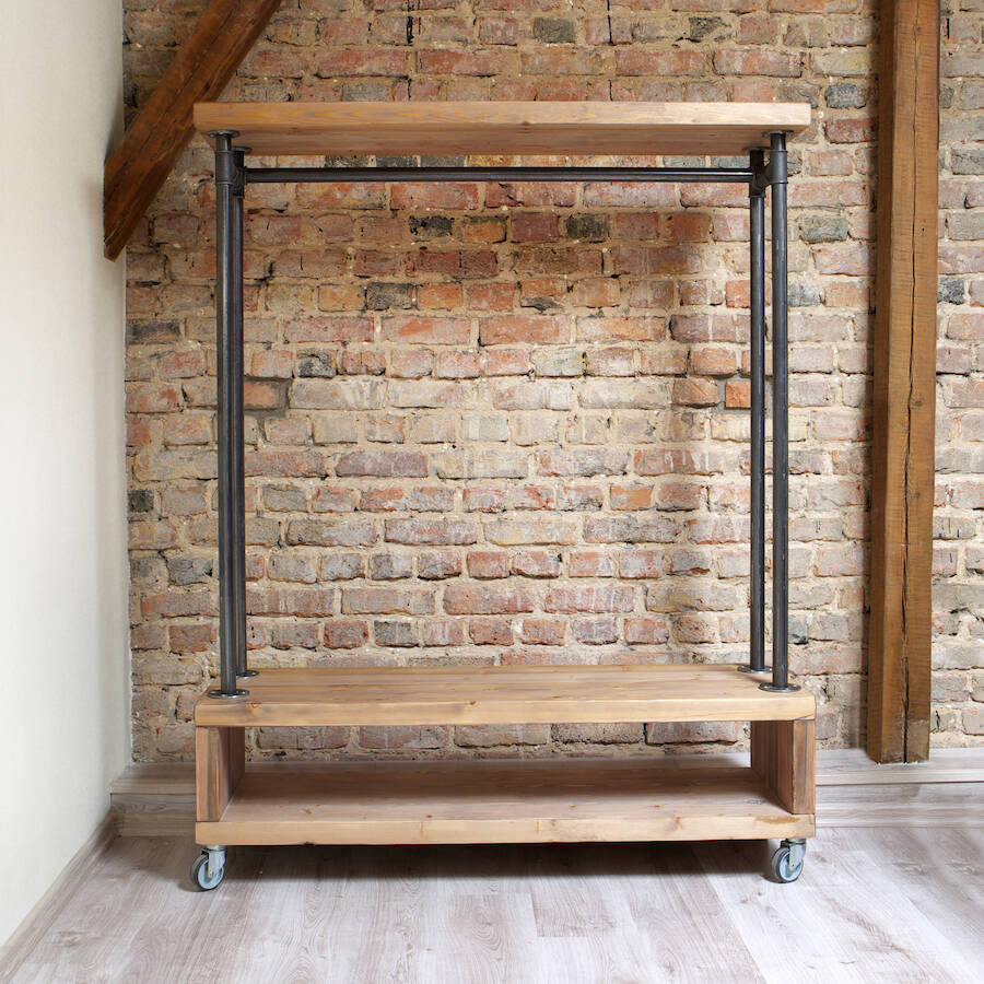 Nene Industrial Style Clothing Storage Unit By CosyWood