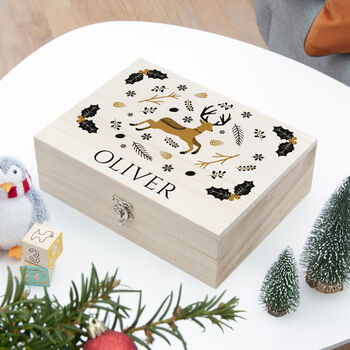 Personalised Scandi Deer Christmas Eve Box, 9 of 12