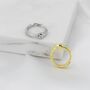 Snake Hoop Earrings In Sterling Silver, thumbnail 5 of 11