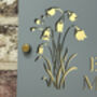 Personalised Bluebell Design House Acrylic Number Sign, thumbnail 4 of 5