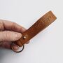 Personalised Leather Keyring, thumbnail 1 of 10