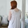 Ladies Sleeveless Nightdress With Side Ties 'Betty', thumbnail 4 of 4