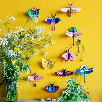 Set Of Three Swallowtail Butterflies Wall Decorations, 3 of 6
