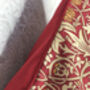 Red Crimson Snakeshead William Morris 18' Cushion Cover, thumbnail 3 of 5