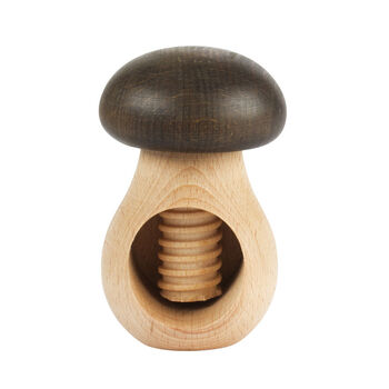 Wooden Mushroom Nutcracker, 2 of 5