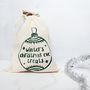 Personalised Christmas Eve Box Bags, thumbnail 3 of 6