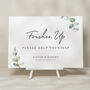 Greenery Wedding Unplugged Ceremony Sign 'Aisyah', thumbnail 3 of 9