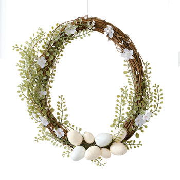 Easter Egg Wreath With Eggs And Twigs, 2 of 3