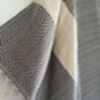 Zigzag Design Grey Soft Sofa Throw, thumbnail 5 of 9