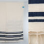 Handwoven Natural Cotton Beach Towel And Shawl, thumbnail 4 of 8