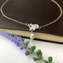 Sterling Silver Flower And Pearl Necklace, thumbnail 7 of 10