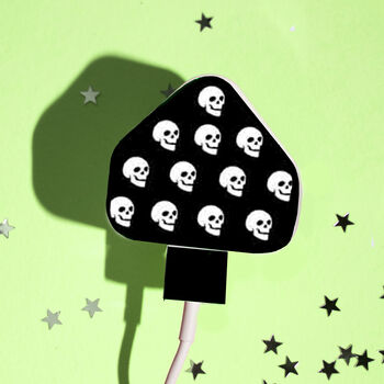 Skull Charger And Cable Sticker, 3 of 10