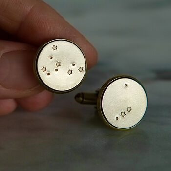 Hand Made Constellation Cufflinks, 3 of 10