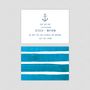 Nautical Sailing Wedding Save The Date Cards, thumbnail 3 of 3