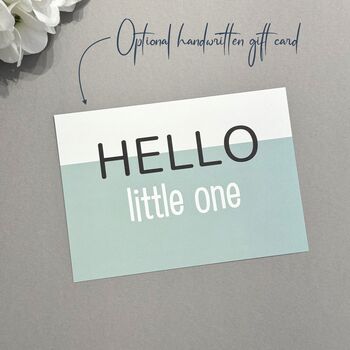 Hello Baby Letterbox Gift Set, 8 of 8