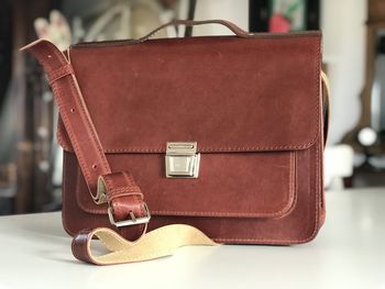 Light Brown Satchel Made In London, 3 of 4