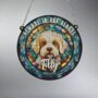 Bichon Frise Memorial Suncatcher, thumbnail 4 of 6