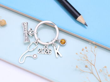 Personalized Medical Graduation Keyring Medical Student Gift, 5 of 11