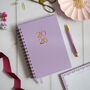 Personalised Luxury 2026 Weekly Diary| Planner| Lilac, thumbnail 1 of 11