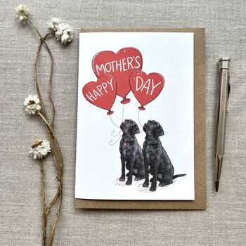 Personalised Labrador Happy Mother's Day Card, 9 of 9