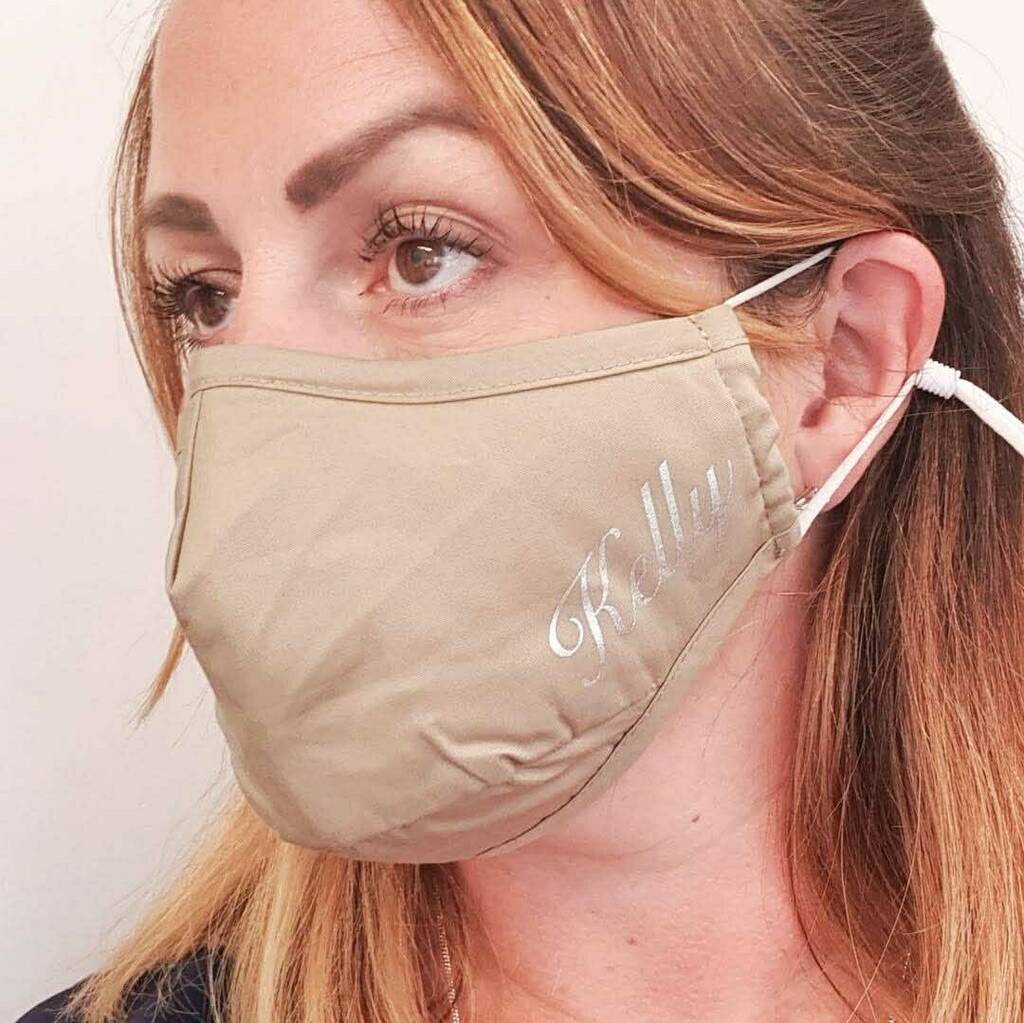 Personalised Face Mask By Koko Blossom