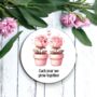 Personalised Cute Cactus Couple Love Decoration C, thumbnail 1 of 2