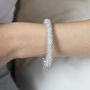 Silver Colour Crystal Encrusted Bracelet, thumbnail 2 of 3
