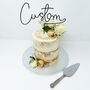 Personalised Wire Cake Topper, thumbnail 2 of 5