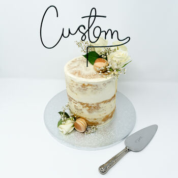 Personalised Wire Cake Topper, 2 of 5