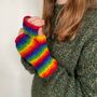 Woollen Rainbow Handwarmer Gloves And Socks Gift Set, thumbnail 9 of 9