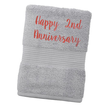 Personalised Bliss Luxury Bath Towel, 10 of 10