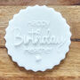 Personalised Happy Birthday Debosser Cake Making, thumbnail 1 of 6