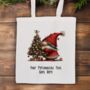 Personalised Christmas Gonk Gnome Tote Bag, thumbnail 4 of 11