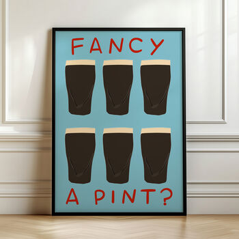 Fancy A Pint? Guinness Art Print, 2 of 5