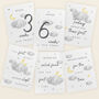 Personalised Cloud Baby Milestone Cards Set, thumbnail 4 of 6
