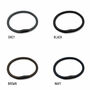 Personalised Men's Viking Rune Symbol Slim Leather Black Clasp Bracelet, thumbnail 4 of 5