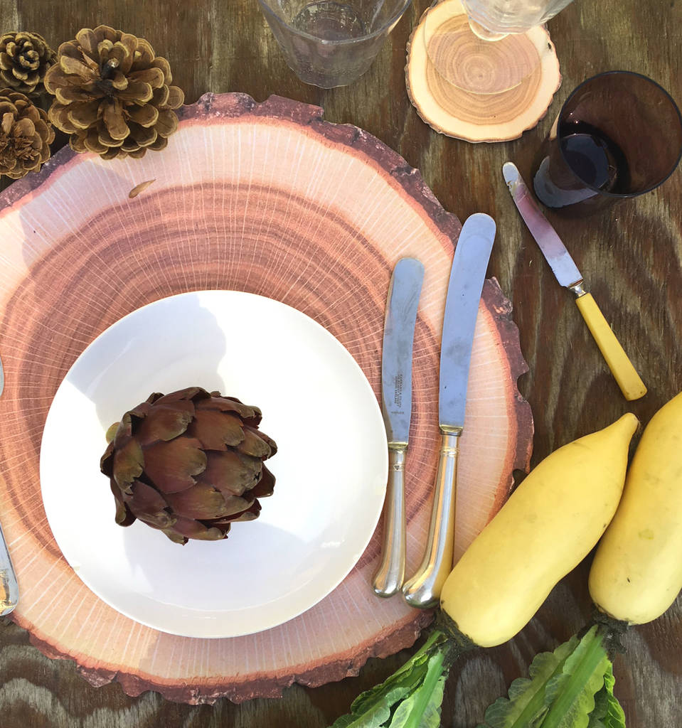 Pack Of 10 Log Placemats By Hunter Gatherer