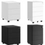 Lockable Mobile File Cabinet With Multiple Drawers, thumbnail 10 of 10