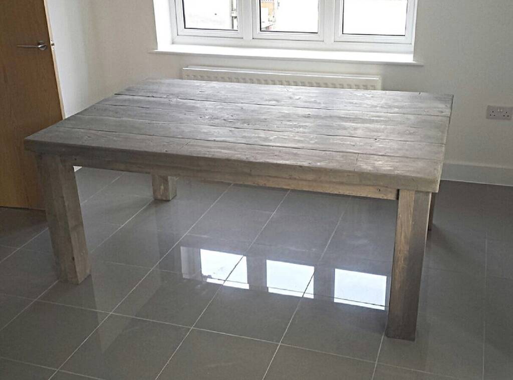 Reclaimed Industrial All Timber Table 603, 1 of 2