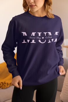 Personalised Mum Sweatshirt, 2 of 9