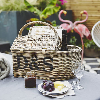 Personalised Two Person Boat Picnic Basket, 3 of 5