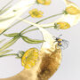 B Is For Buttercup Gilded Initial Print, thumbnail 3 of 6