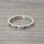 Sapphire Eternity Ring, Sapphire Wedding Ring, thumbnail 2 of 4