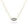 Blue Lucky Evil Eye Necklace And Earrings Set, thumbnail 4 of 7