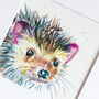 Inky Hedgehog Illustration Print, thumbnail 2 of 12