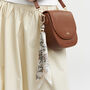 Into The Woods Scarf Bag Charm In Ivory, thumbnail 1 of 5