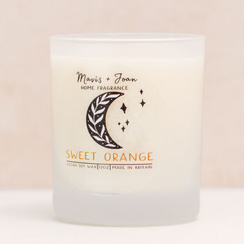 Sweet Orange Scented Soy Wax Candle In Glass Jar, 6 of 6