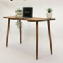 Dylan Desk Simple Mid Century Solid Wood Desk, thumbnail 5 of 8